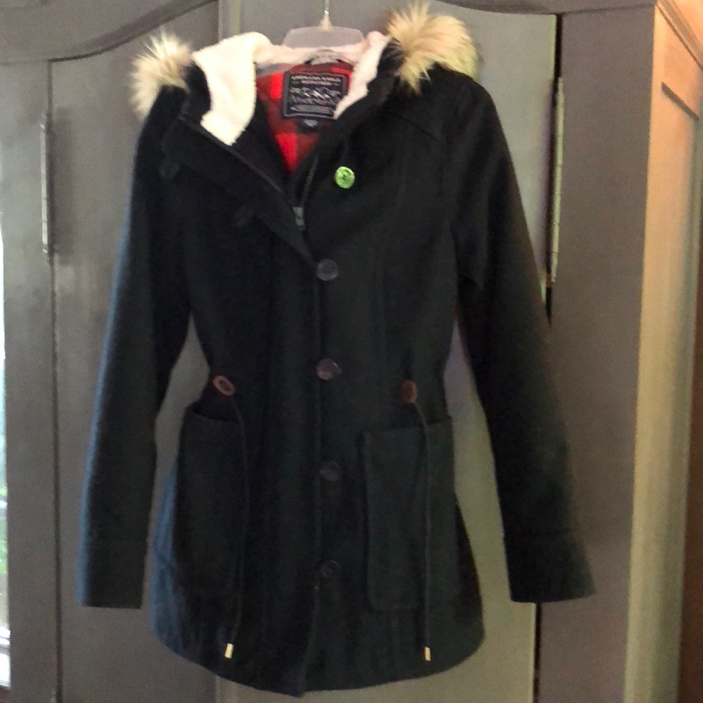 American Eagle Wool Peacoat - Excellent